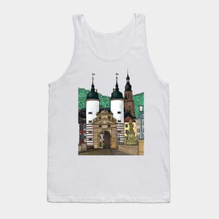 Heidelberg Old Bridge, Heidelberg on the Neckar Tank Top